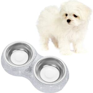 Rhinestones Pet bowl