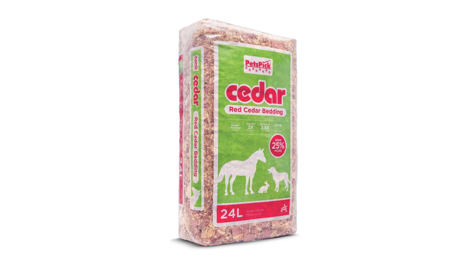 Cedar Pet Bedding, 24L
