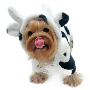 Ultra Plush Moo Cow Hooded Pajamas