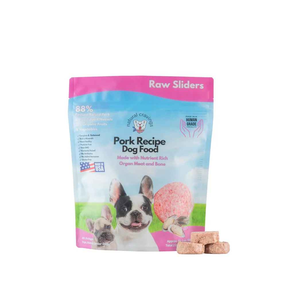 Dog Raw Pork Slider 2.5#